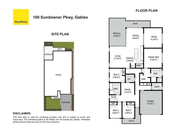 Floorplan of Homely house listing, 100 Sundowner Parkway (The Gables), Box Hill NSW 2765