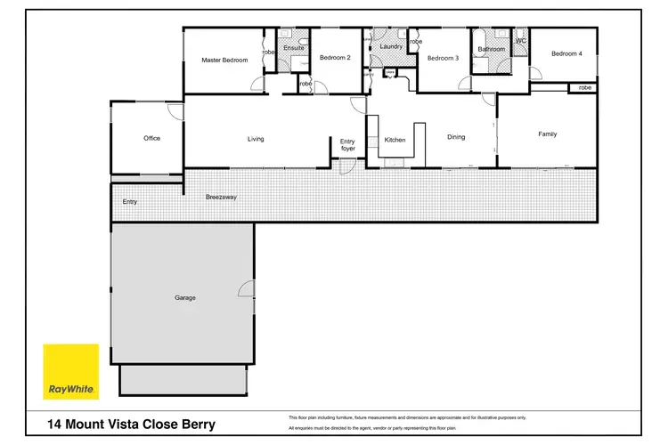 Floorplan of Homely house listing, 14 Mount Vista Close, Berry NSW 2535