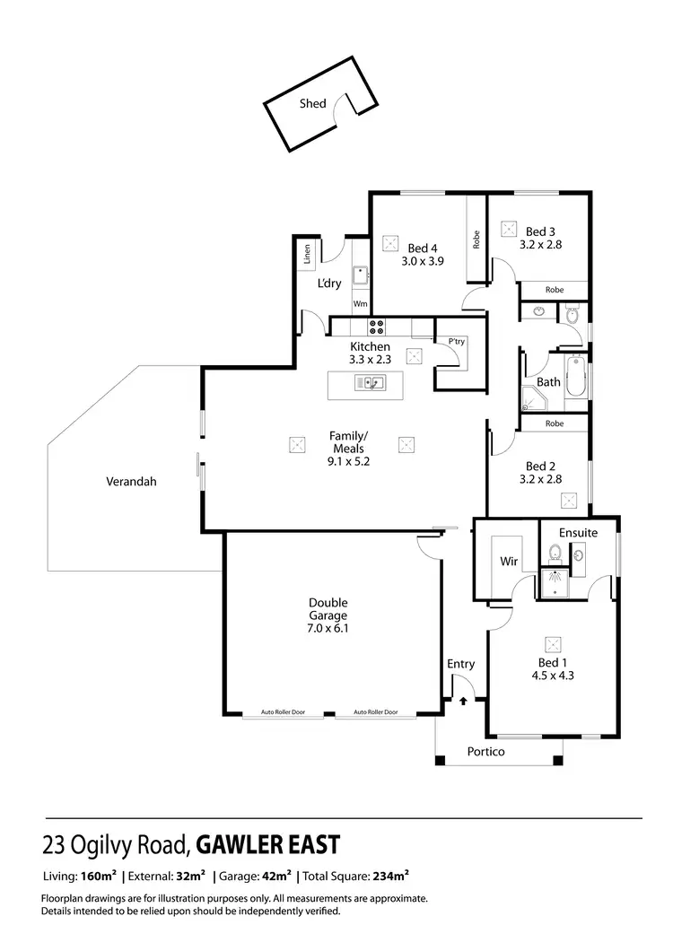 Floorplan of Homely house listing, 23 Ogilvy Road, Gawler East SA 5118
