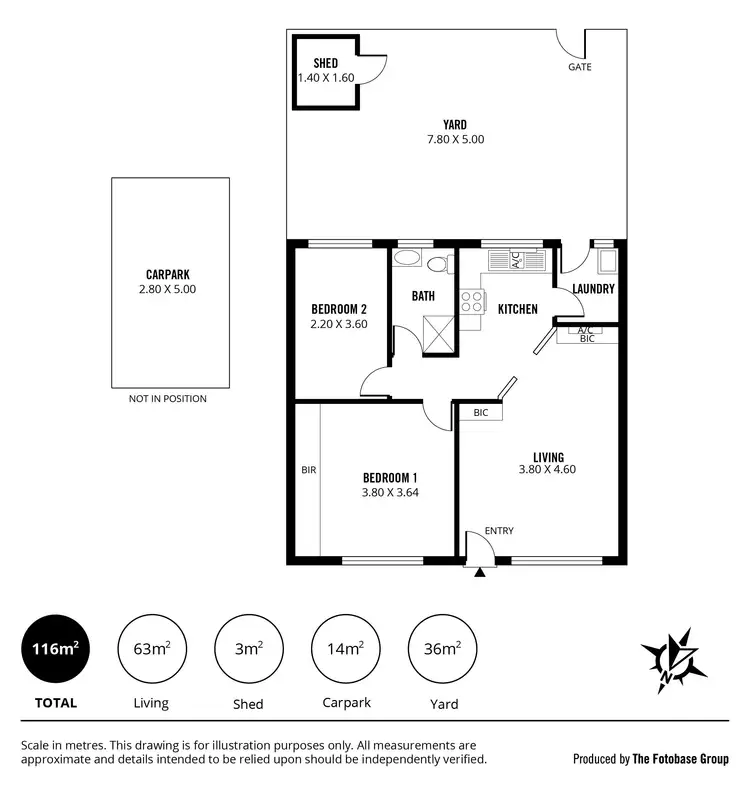 Floorplan of Homely unit listing, 8/15 Evans Street, Rosewater SA 5013
