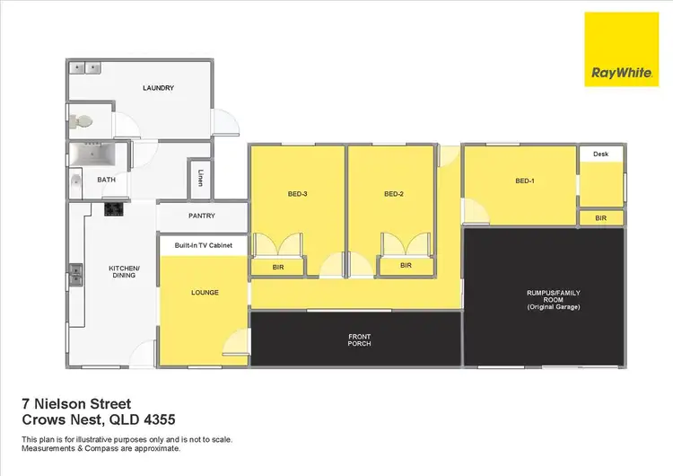 Floorplan of Homely house listing, 7 Nielson Street, Crows Nest QLD 4355
