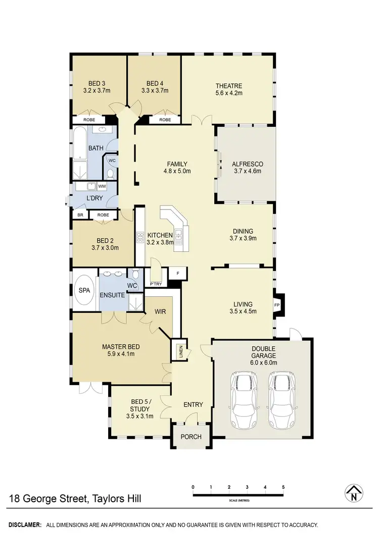 Floorplan of Homely house listing, 18 George Street, Taylors Hill VIC 3037