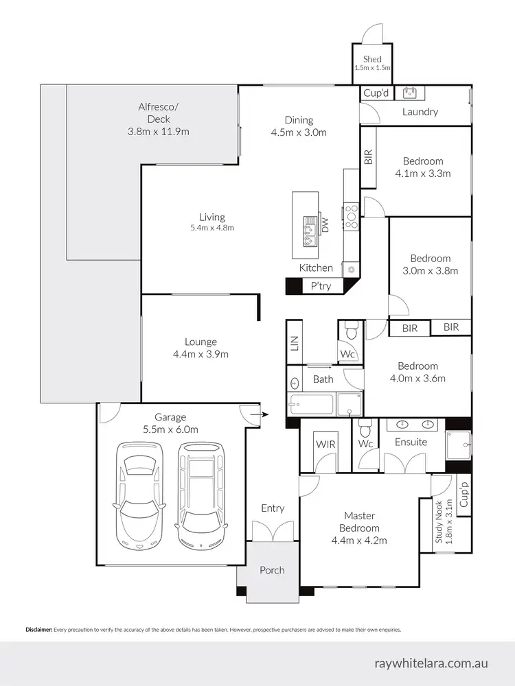 Floorplan of Homely house listing, 27 Weerana Way, Lara VIC 3212