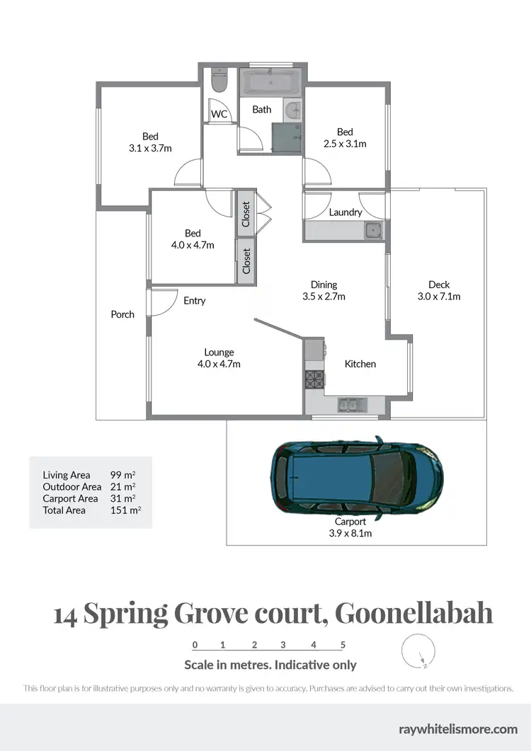 Floorplan of Homely house listing, 14 Spring Grove Court, Goonellabah NSW 2480
