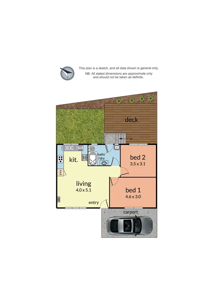 Floorplan of Homely unit listing, 3/11-13 The Pass, Croydon VIC 3136