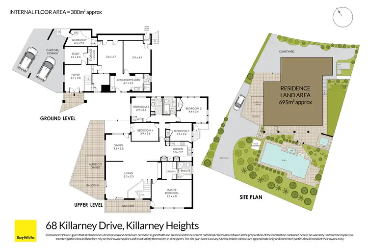 Floorplan of Homely house listing, 68 Killarney Drive, Killarney Heights NSW 2087