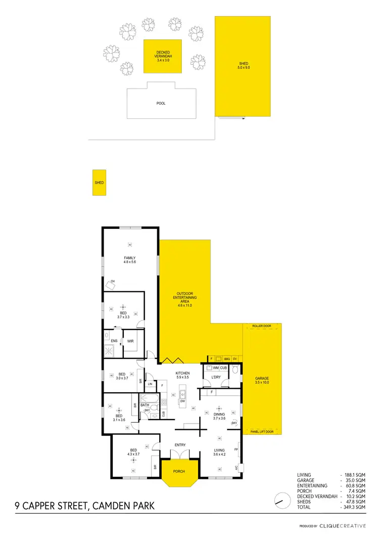 Floorplan of Homely house listing, 9 Capper Street, Camden Park SA 5038