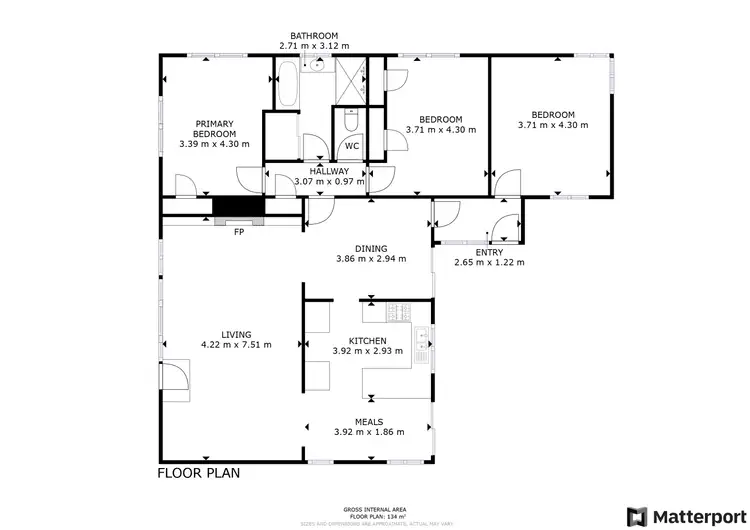 Floorplan of Homely house listing, 4 Gray Street, Swan Hill VIC 3585