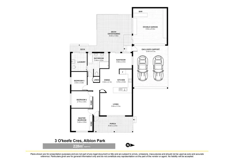 Floorplan of Homely house listing, 3 O'Keefe Crescent, Albion Park NSW 2527