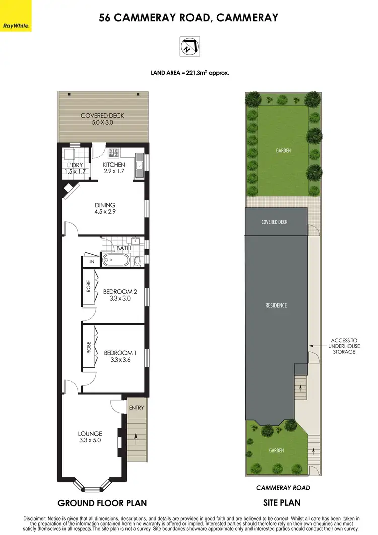 Floorplan of Homely house listing, 56 Cammeray Road, Cammeray NSW 2062