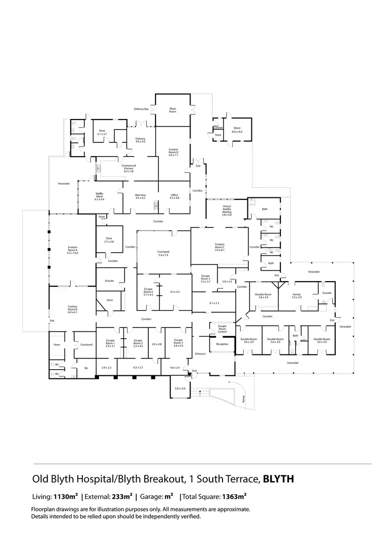 Floorplan of Homely other listing, 1 South Terrace, Blyth SA 5462