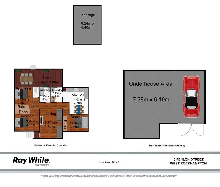 Floorplan of Homely house listing, 3 Fenlon Street, West Rockhampton QLD 4700