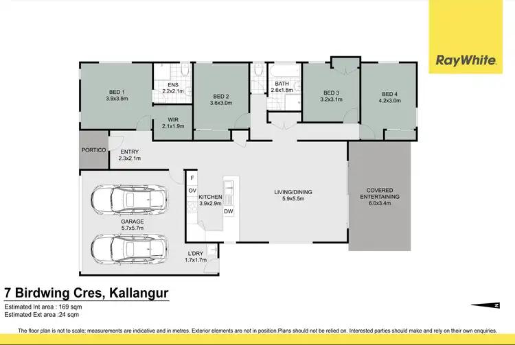 Floorplan of Homely house listing, 7 Birdwing Crescent, Kallangur QLD 4503