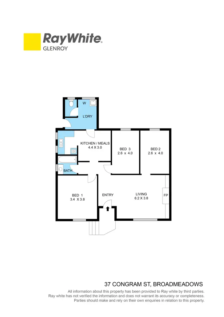 Floorplan of Homely house listing, 37-39 Congram Street, Broadmeadows VIC 3047