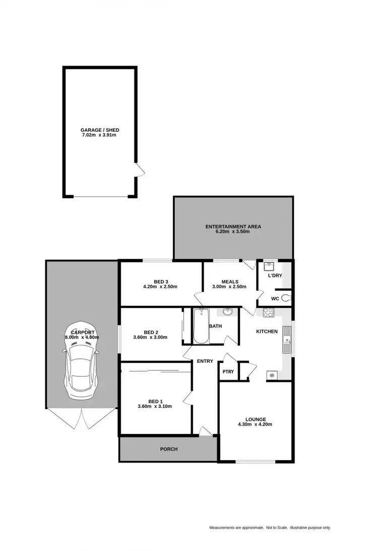 Floorplan of Homely house listing, 421 Nowland Avenue, Lavington NSW 2641