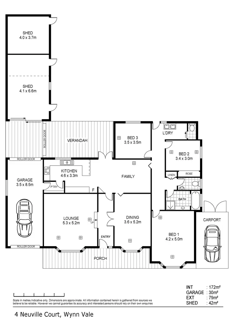 Floorplan of Homely house listing, 4 Neuville Court, Wynn Vale SA 5127