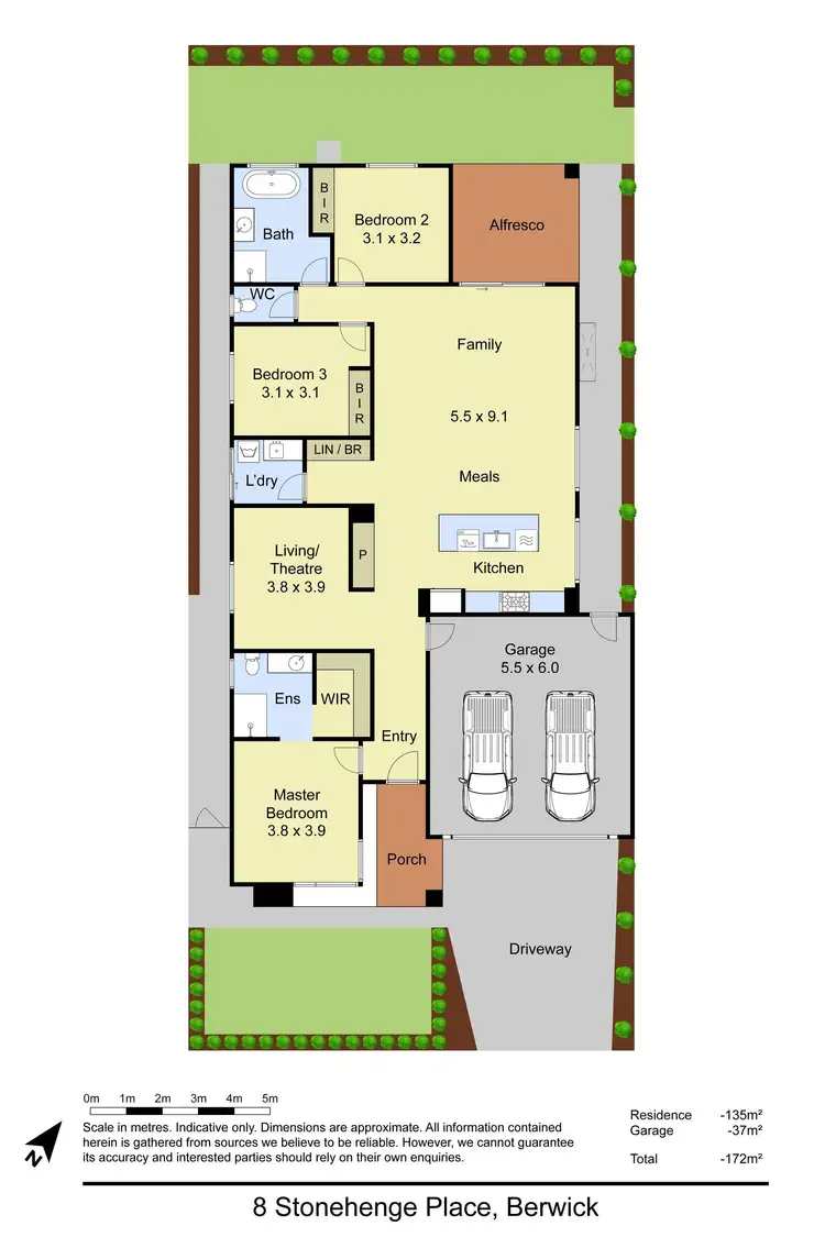 Floorplan of Homely house listing, 8 Stonehenge Place, Berwick VIC 3806