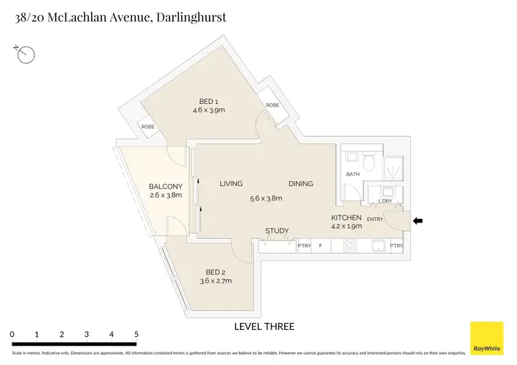 Floorplan of Homely apartment listing, 38/20 Mclachlan Avenue, Darlinghurst NSW 2010