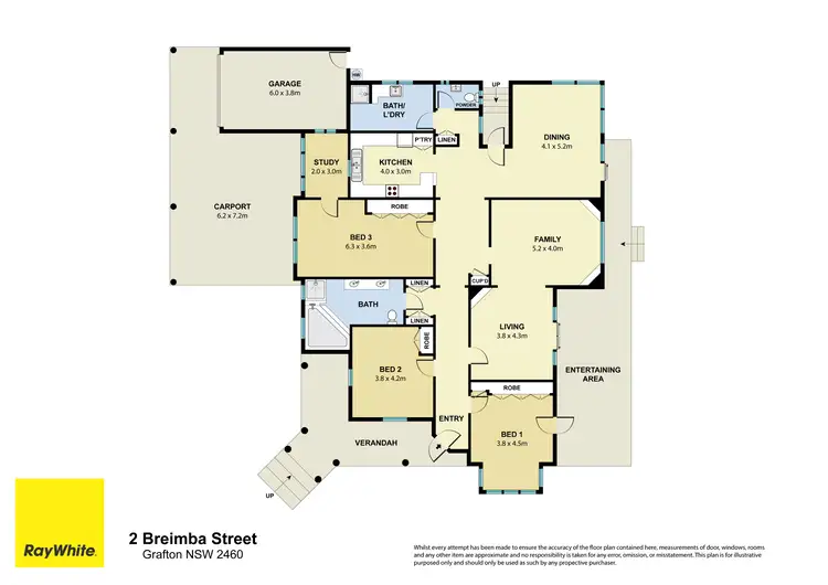 Floorplan of Homely house listing, 2 Breimba Street, Grafton NSW 2460