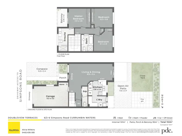 Floorplan of Homely townhouse listing, 6/2 Simpsons Road, Currumbin Waters QLD 4223