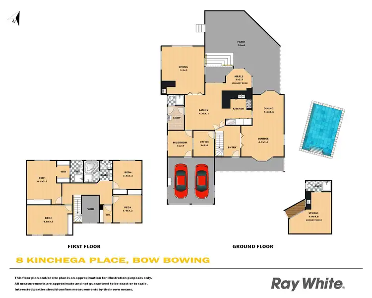 Floorplan of Homely house listing, 8 Kinchega Place, Bow Bowing NSW 2566