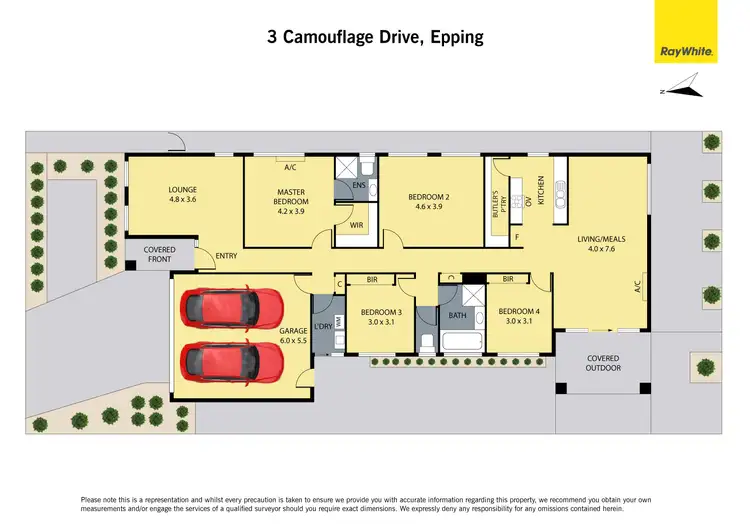 Floorplan of Homely house listing, 3 Camouflage Drive, Epping VIC 3076