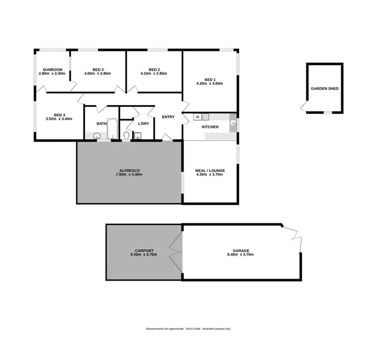 Floorplan of Homely house listing, 310 Kaitlers Road, Springdale Heights NSW 2641