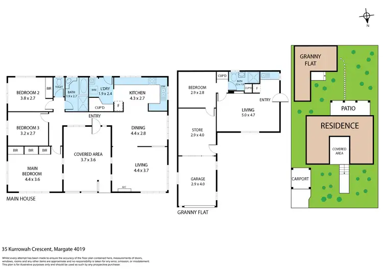 Floorplan of Homely house listing, 35 Kurrowah Crescent, Margate QLD 4019