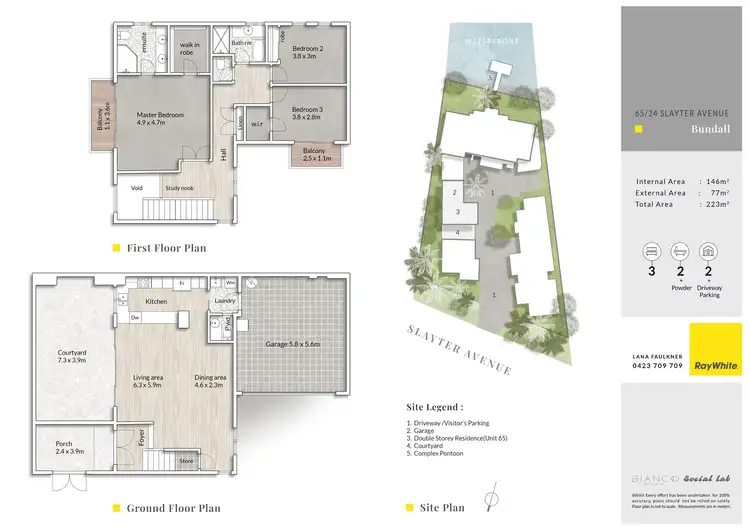 Floorplan of Homely townhouse listing, 65/24 Slatyer Avenue, Bundall QLD 4217