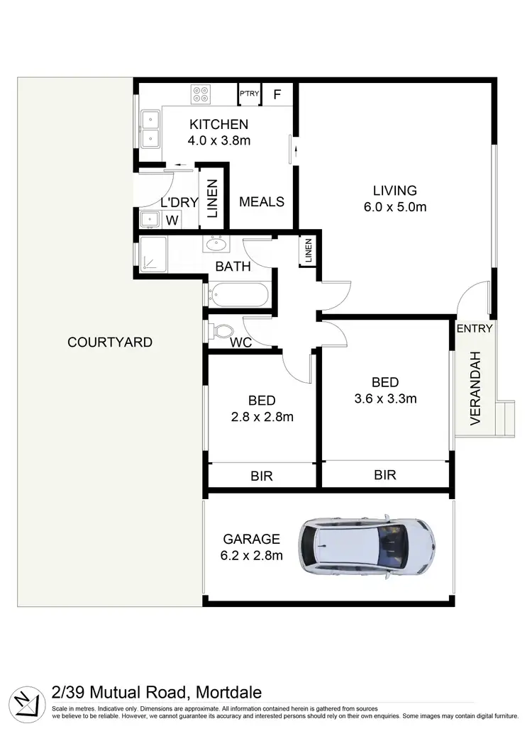 Floorplan of Homely house listing, 2/39 Mutual Road, Mortdale NSW 2223
