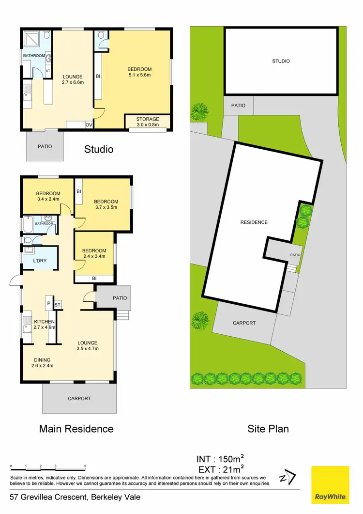 Floorplan of Homely house listing, 57 Grevillea Crescent, Berkeley Vale NSW 2261
