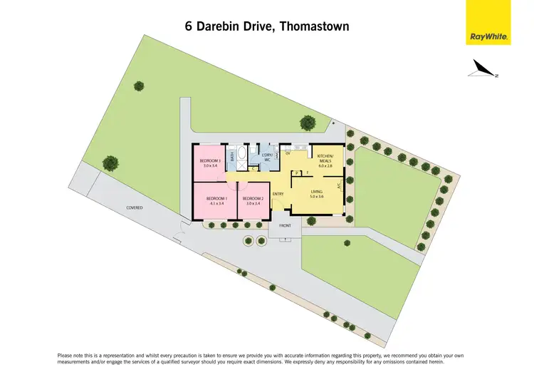 Floorplan of Homely house listing, 6 Darebin Drive, Thomastown VIC 3074