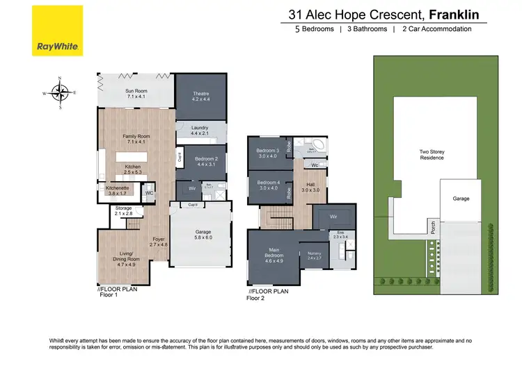 Floorplan of Homely house listing, 31 Alec Hope Crescent, Franklin ACT 2913