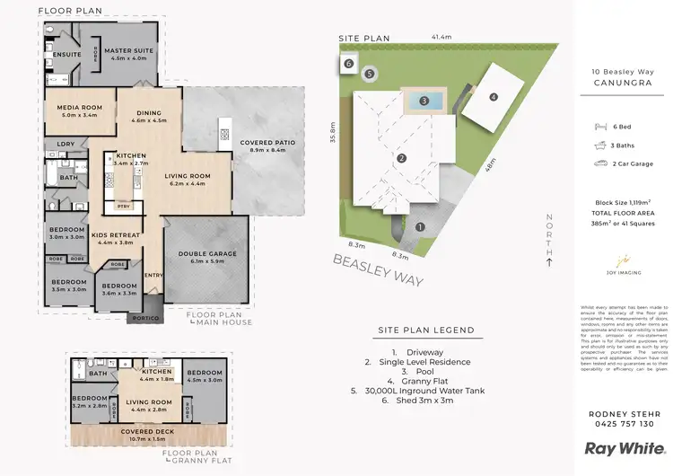 Floorplan of Homely house listing, 10 Beasley Way, Canungra QLD 4275