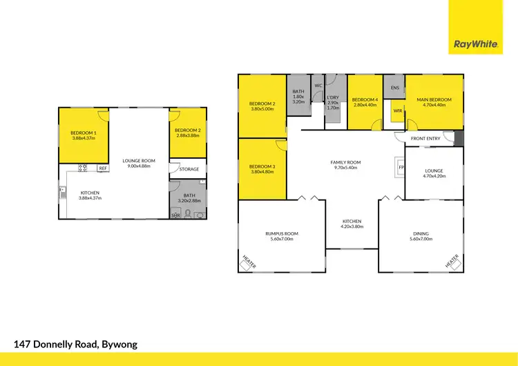 Floorplan of Homely rural property listing, 147 Donnelly Road, Bywong NSW 2621