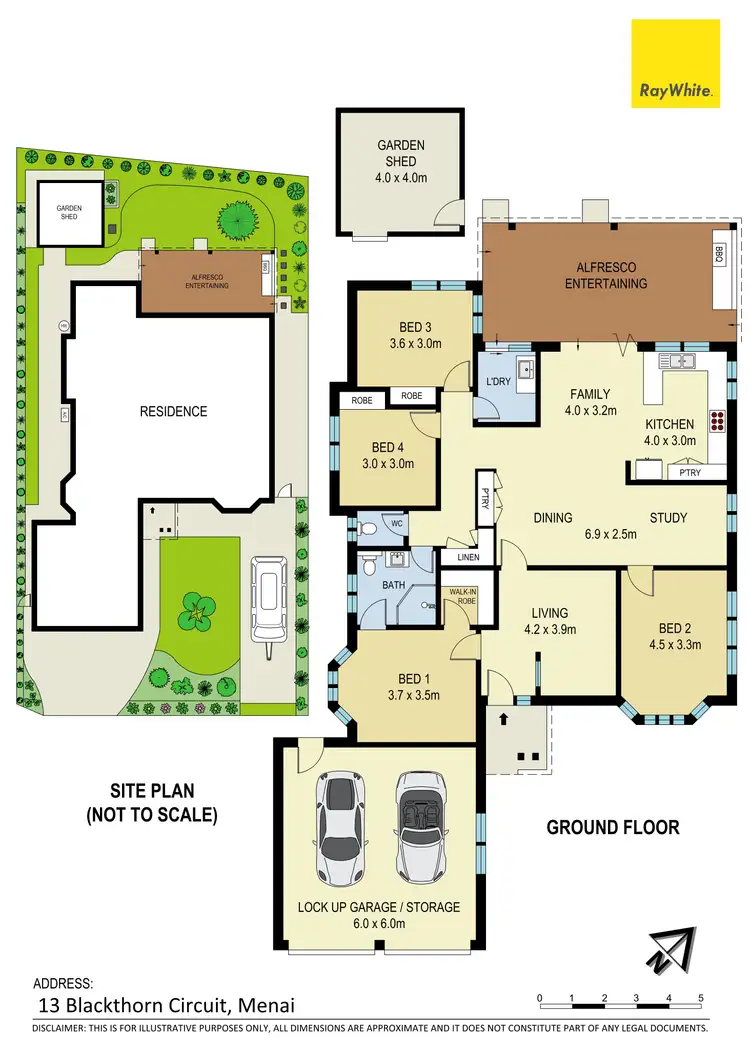 Floorplan of Homely house listing, 13 Blackthorn Circuit, Menai NSW 2234
