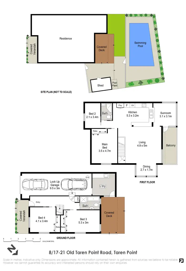 Floorplan of Homely townhouse listing, 8/17-21 Old Taren Point Road, Taren Point NSW 2229