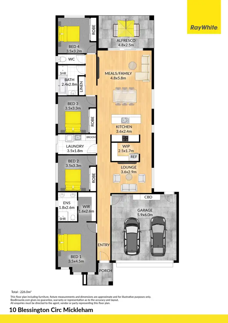 Floorplan of Homely house listing, 10 Blessington Circuit, Mickleham VIC 3064