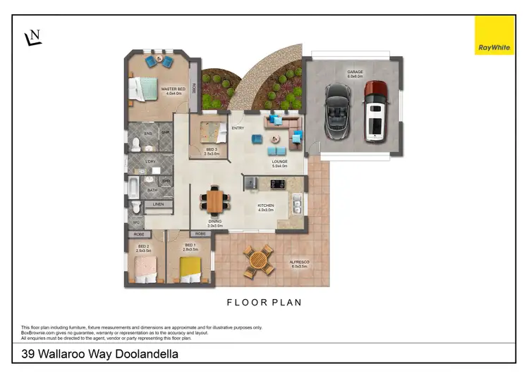 Floorplan of Homely house listing, 39 Wallaroo Way, Doolandella QLD 4077