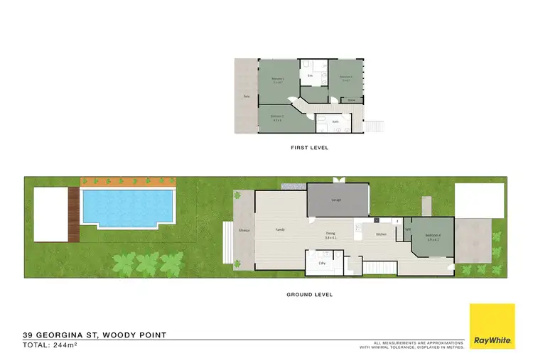 Floorplan of Homely house listing, 39 Georgina Street, Woody Point QLD 4019