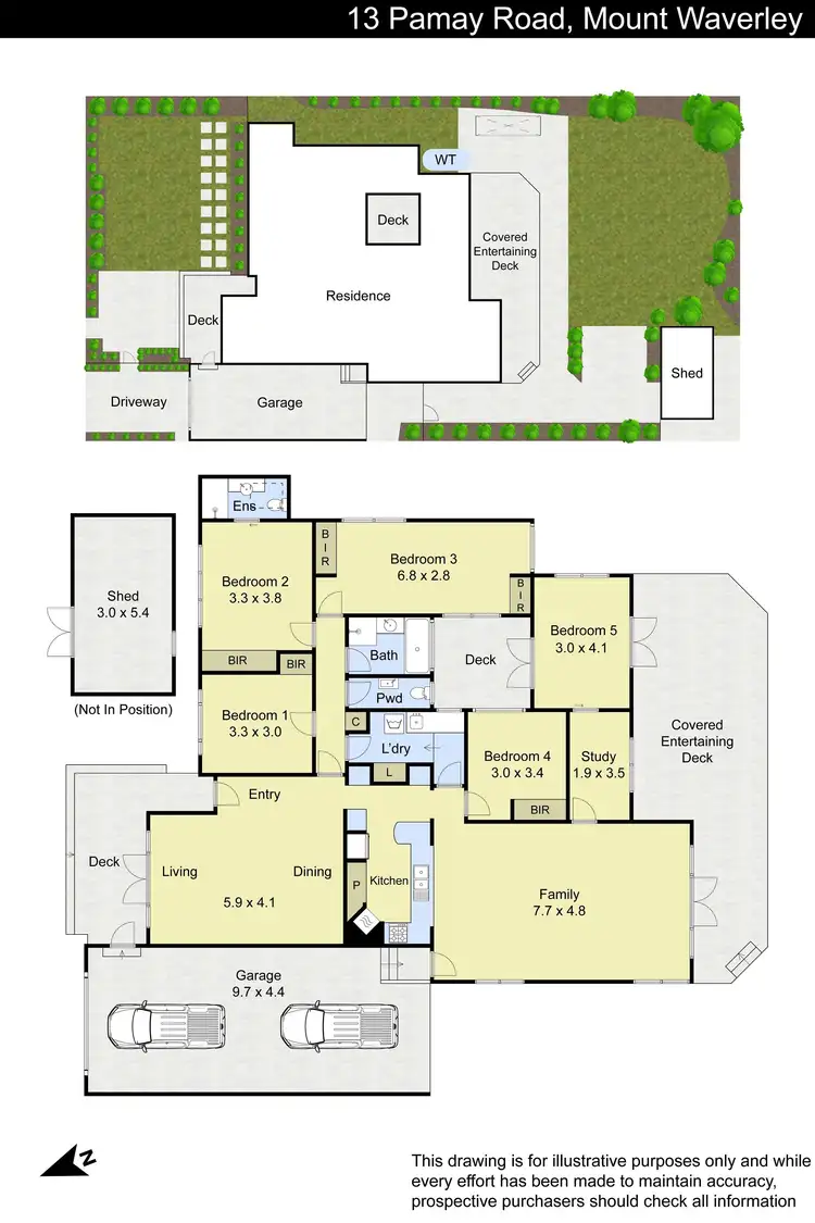 Floorplan of Homely house listing, 13 Pamay Road, Mount Waverley VIC 3149