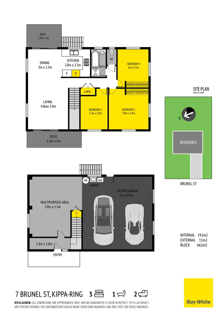 Floorplan of Homely house listing, 7 Brunel Street, Kippa-Ring QLD 4021