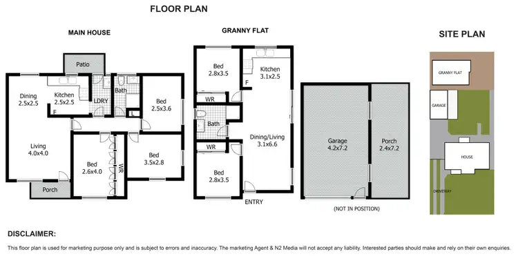 Floorplan of Homely house listing, 93 & 93A ILLAWONG Avenue, Penrith NSW 2750