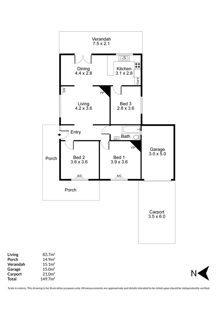 Floorplan of Homely house listing, 121 Devonport Terrace, Prospect SA 5082