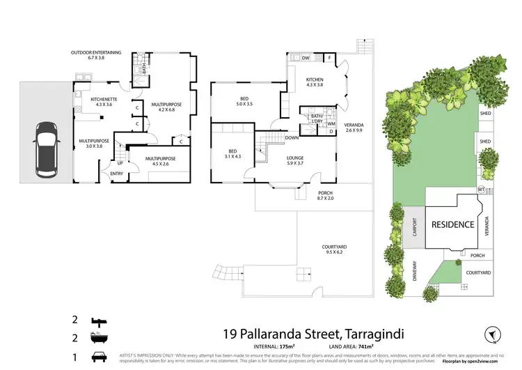 Floorplan of Homely house listing, 19 Pallaranda Street, Tarragindi QLD 4121