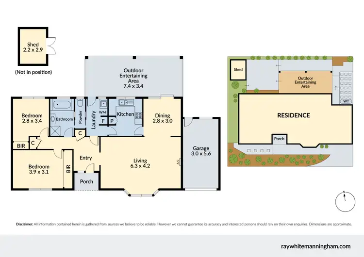 Floorplan of Homely unit listing, 2/275 Porter Street, Templestowe VIC 3106