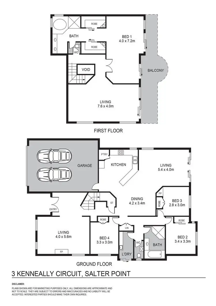 Floorplan of Homely house listing, 3 Kenneally Circuit, Salter Point WA 6152