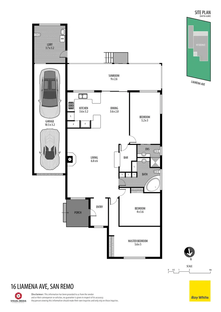 Floorplan of Homely house listing, 16 Liamena Avenue, San Remo NSW 2262