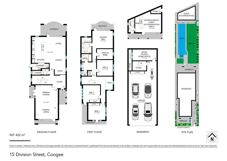 Floorplan of Homely house listing, 15 Division Street, Coogee NSW 2034