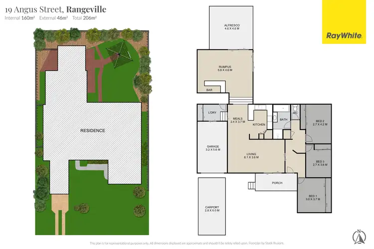 Floorplan of Homely house listing, 19 Angus Street, Rangeville QLD 4350